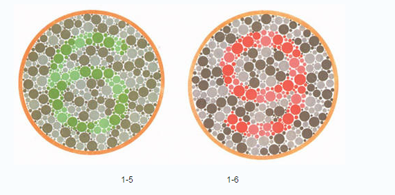 视力检查图色盲色弱看图辨别